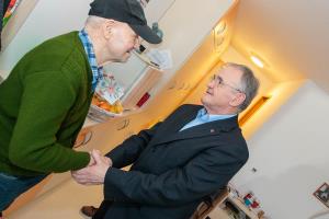 Župan obiskal 90-letnika Franca Gričarja 5